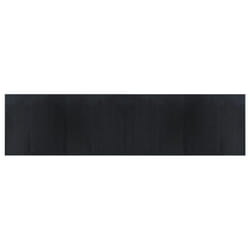vidaXL Rug Floor Mat Area Rug Hallway Mat Carpet Runner Square Nature Bamboo - black, 100 x 400 cm
