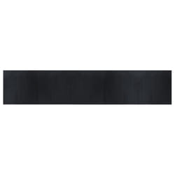 vidaXL Rug Floor Mat Area Rug Hallway Mat Carpet Runner Square Nature Bamboo - black, 100 x 500 cm