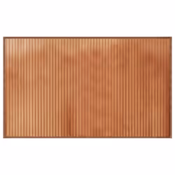 vidaXL Rug Floor Mat Area Rug Hallway Carpet Runner Rectangular Brown Bamboo