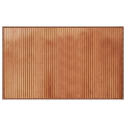 vidaXL Rug Floor Mat Area Rug Hallway Carpet Runner Rectangular Brown Bamboo