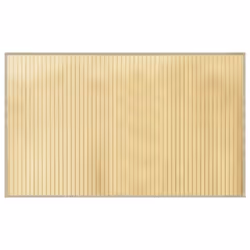 vidaXL Rug Floor Mat Area Rug Carpet Runner Rectangular Light Natural Bamboo