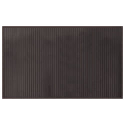 vidaXL Rug Floor Mat Area Rug Carpet Runner Rectangular Dark Brown Bamboo
