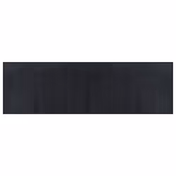 vidaXL Rug Floor Mat Area Rug Hallway Carpet Runner Rectangular Black Bamboo