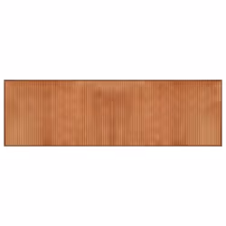 vidaXL Rug Floor Mat Area Rug Hallway Carpet Runner Rectangular Brown Bamboo