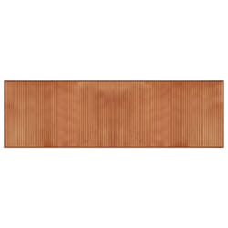 vidaXL Rug Floor Mat Area Rug Hallway Carpet Runner Rectangular Brown Bamboo