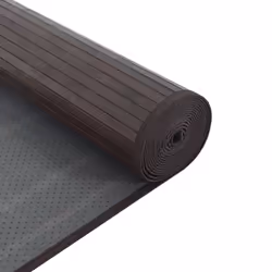 vidaXL Rug Floor Mat Area Rug Carpet Runner Rectangular Dark Brown Bamboo - Additional view 4