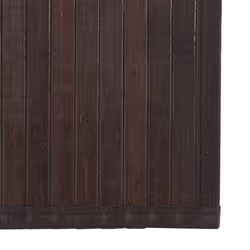 vidaXL Rug Floor Mat Area Rug Carpet Runner Rectangular Dark Brown Bamboo - Additional view 5