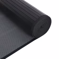 vidaXL Rug Kitchen Floor Mat Area Rug Living Room Hallway Carpet Square Bamboo - black, 60 x 300 cm - Additional view 4