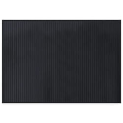 vidaXL Rug Floor Mat Area Rug Hallway Carpet Runner Rectangular Black Bamboo