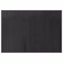 vidaXL Rug Floor Mat Area Rug Hallway Carpet Runner Rectangular Grey Bamboo