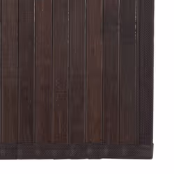 vidaXL Rug Floor Mat Area Rug Carpet Runner Rectangular Dark Brown Bamboo - Additional view 5