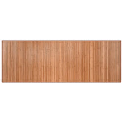 vidaXL Rug Kitchen Floor Mat Area Rug Living Room Hallway Carpet Square Bamboo - natural, 70 x 200 cm