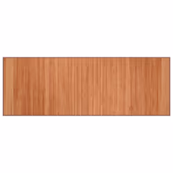 vidaXL Rug Floor Mat Area Rug Hallway Carpet Runner Rectangular Brown Bamboo