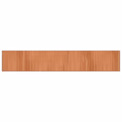 vidaXL Rug Kitchen Floor Mat Area Rug Living Room Hallway Carpet Square Bamboo - brown, 70 x 400 cm