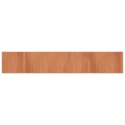 vidaXL Rug Kitchen Floor Mat Area Rug Living Room Hallway Carpet Square Bamboo - brown, 70 x 400 cm