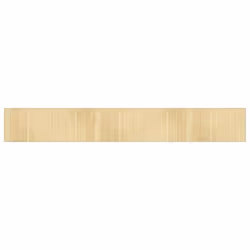 vidaXL Rug Floor Mat Area Rug Carpet Runner Rectangular Light Natural Bamboo