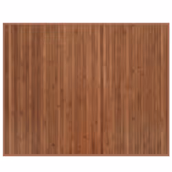 vidaXL Rug Floor Mat Area Rug Hallway Carpet Runner Rectangular Brown Bamboo