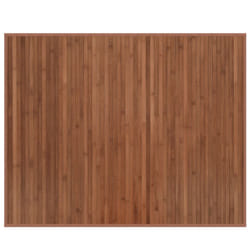 vidaXL Rug Floor Mat Area Rug Hallway Carpet Runner Rectangular Brown Bamboo