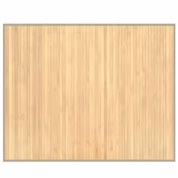 vidaXL Rug Floor Mat Area Rug Carpet Runner Rectangular Light Natural Bamboo