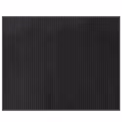 vidaXL Rug Floor Mat Area Rug Hallway Carpet Runner Rectangular Grey Bamboo