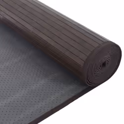 vidaXL Rug Floor Mat Area Rug Carpet Runner Rectangular Dark Brown Bamboo - Additional view 4
