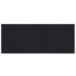 vidaXL Rug Floor Mat Area Rug Hallway Carpet Runner Rectangular Black Bamboo