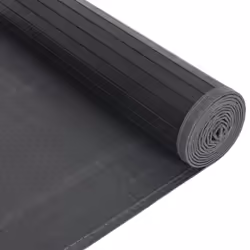 vidaXL Rug Floor Mat Area Rug Hallway Carpet Runner Rectangular Black Bamboo - Additional view 4