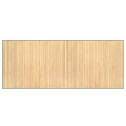 vidaXL Rug Floor Mat Area Rug Carpet Runner Rectangular Light Natural Bamboo