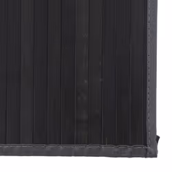 vidaXL Rug Floor Mat Area Rug Hallway Carpet Runner Rectangular Grey Bamboo - Additional view 5