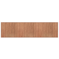 vidaXL Rug Floor Mat Area Rug Hallway Carpet Runner Rectangular Natural Bamboo