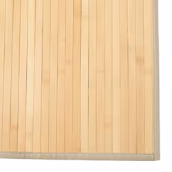 vidaXL Rug Kitchen Floor Mat Area Rug Living Room Hallway Carpet Square Bamboo - light natural, 80 x 300 cm - Additional view 5