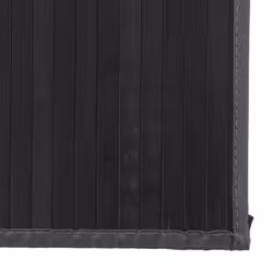 vidaXL Rug Floor Mat Area Rug Hallway Carpet Runner Rectangular Grey Bamboo - Additional view 5