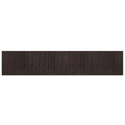 vidaXL Rug Floor Mat Area Rug Carpet Runner Rectangular Dark Brown Bamboo