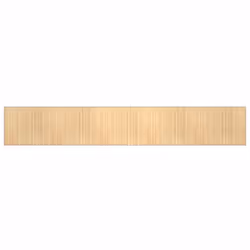 vidaXL Rug Floor Mat Area Rug Carpet Runner Rectangular Light Natural Bamboo