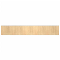vidaXL Rug Floor Mat Area Rug Carpet Runner Rectangular Light Natural Bamboo