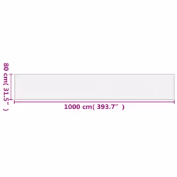 vidaXL Rug Floor Mat Area Rug Carpet Runner Rectangular Light Natural Bamboo - Additional view 7