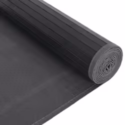 vidaXL Rug Floor Mat Area Rug Hallway Carpet Runner Rectangular Grey Bamboo - Additional view 4