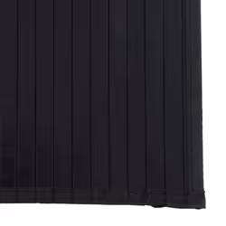 vidaXL Rug Kitchen Floor Mat Area Rug Living Room Hallway Carpet Square Bamboo - black, 100 x 100 cm - Additional view 5