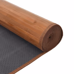 vidaXL Rug Floor Mat Area Rug Hallway Carpet Runner Square Natural Bamboo - Additional view 4