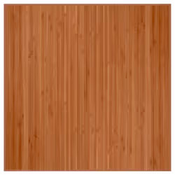 vidaXL Rug Floor Mat Area Rug Hallway Carpet Runner Square Mat Brown Bamboo