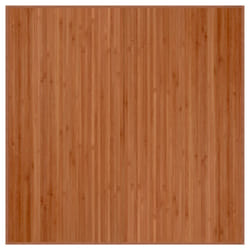 vidaXL Rug Floor Mat Area Rug Hallway Carpet Runner Square Mat Brown Bamboo