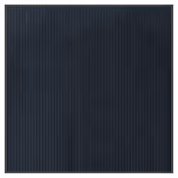 vidaXL Rug Floor Mat Area Rug Hallway Carpet Runner Mat Square Grey Bamboo