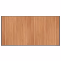 vidaXL Rug Floor Mat Area Rug Hallway Carpet Runner Rectangular Natural Bamboo