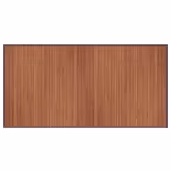 vidaXL Rug Floor Mat Area Rug Hallway Carpet Runner Rectangular Brown Bamboo