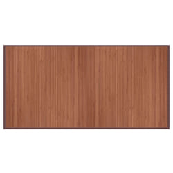 vidaXL Rug Floor Mat Area Rug Hallway Carpet Runner Rectangular Brown Bamboo