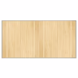 vidaXL Rug Floor Mat Area Rug Carpet Runner Rectangular Light Natural Bamboo