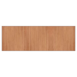vidaXL Rug Floor Mat Area Rug Hallway Carpet Runner Rectangular Natural Bamboo