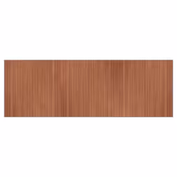 vidaXL Rug Floor Mat Area Rug Hallway Carpet Runner Rectangular Brown Bamboo
