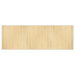 vidaXL Rug Floor Mat Area Rug Carpet Runner Rectangular Light Natural Bamboo