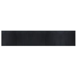 vidaXL Rug Kitchen Floor Mat Area Rug Living Room Hallway Carpet Square Bamboo - black, 100 x 500 cm
